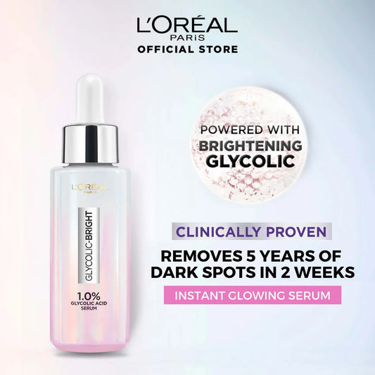 L'Oreal Paris Glycolic Bright Instant Glowing Face Serum -30mg