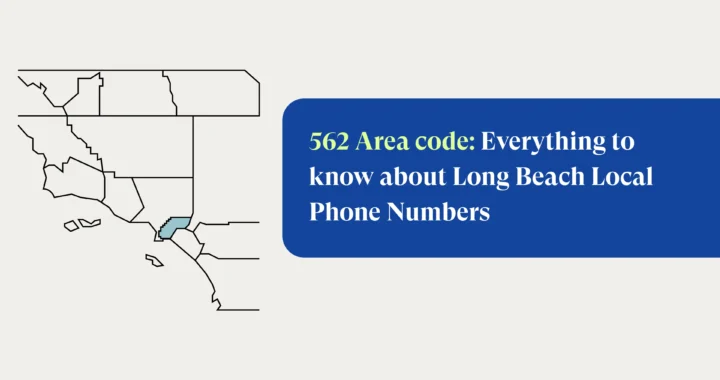 Where Is Area Code 562 In California